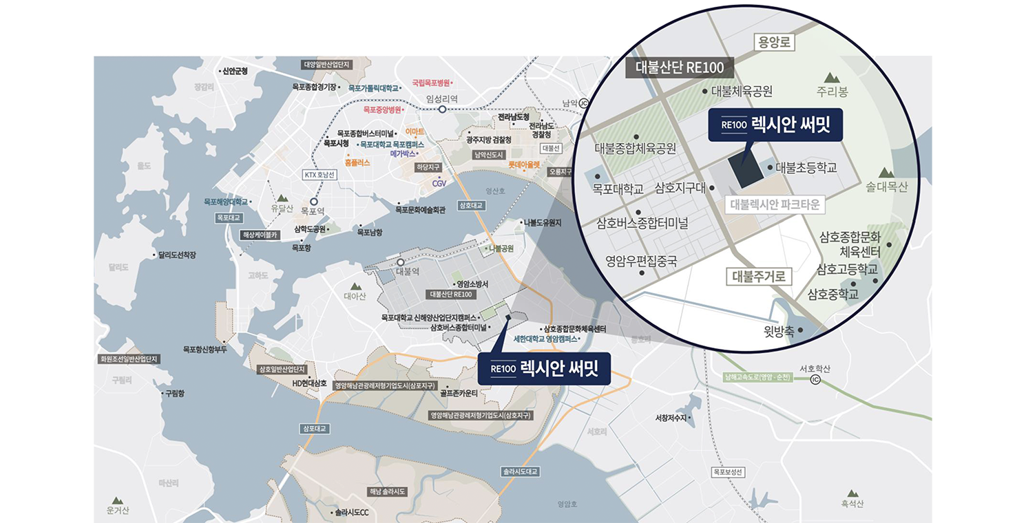 전남광주통합특별시 영암군 삼호읍 용앙리 1665-3 위치도